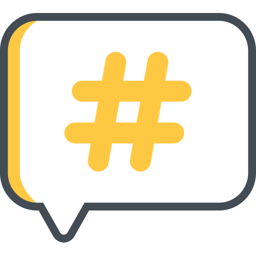 Hashtag icon