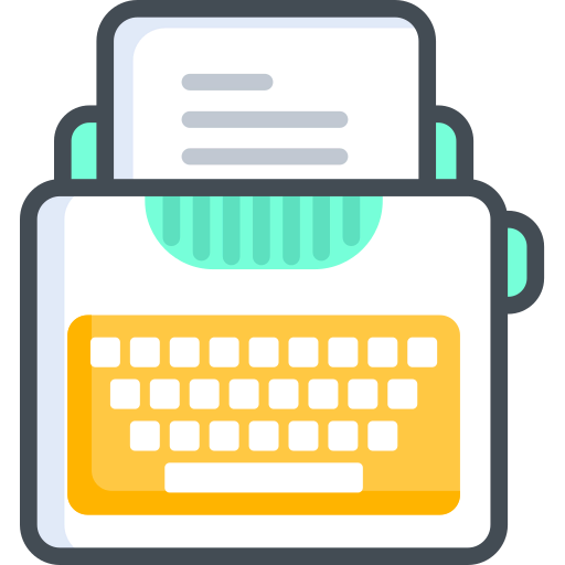 Typewriter icon