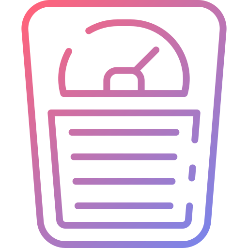 Weight scale icon