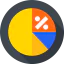 Pie chart icon 64x64