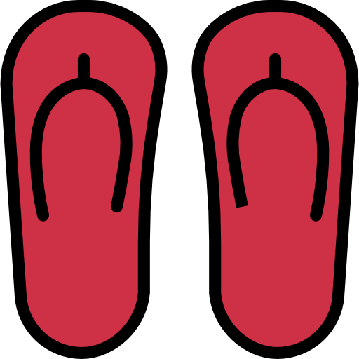 Flip flops icon