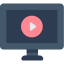 Watching tv Ikona 64x64