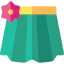 Hawaiian skirt icon 64x64