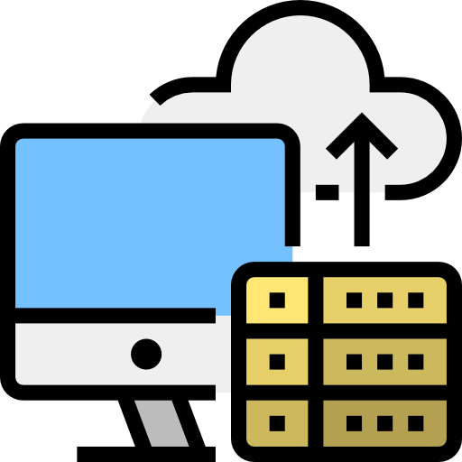 Cloud storage ícono