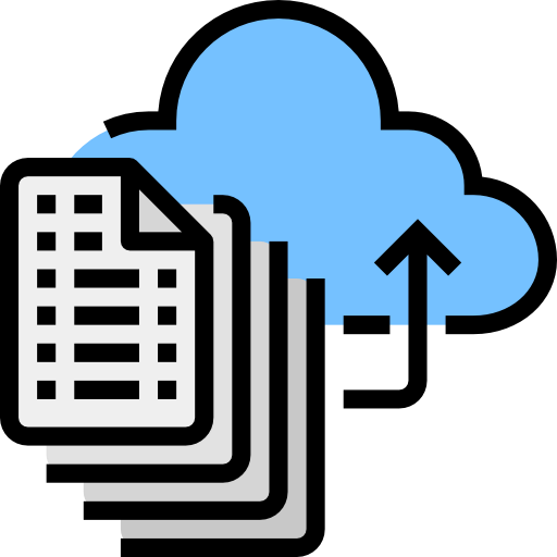 Cloud storage icon