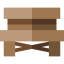 Wooden chair icon 64x64