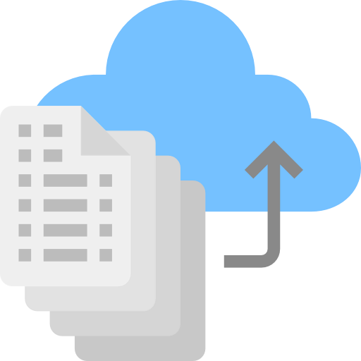 Cloud storage icon