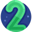 Two アイコン 64x64