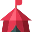 Цирковая палатка иконка 64x64