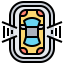 Driverless car ícone 64x64