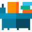 Teacher desk icon 64x64