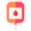 Blood bag icon 64x64