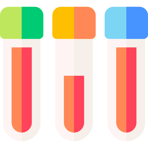 Test tubes icon