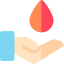 Blood drop icon 64x64