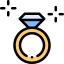 Diamond ring icon 64x64