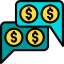 Money talk icon 64x64