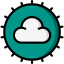 Cloud computing icon 64x64