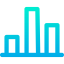Bar chart icon 64x64