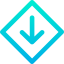 Down arrow icon 64x64