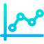 Line chart icon 64x64