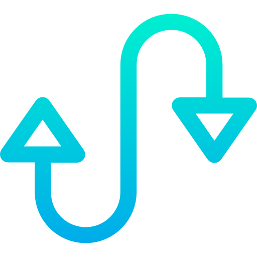 Double arrow icon