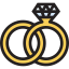 Wedding ring icon 64x64