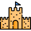 Sand castle icon 64x64