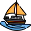 Sailing boat icon 64x64