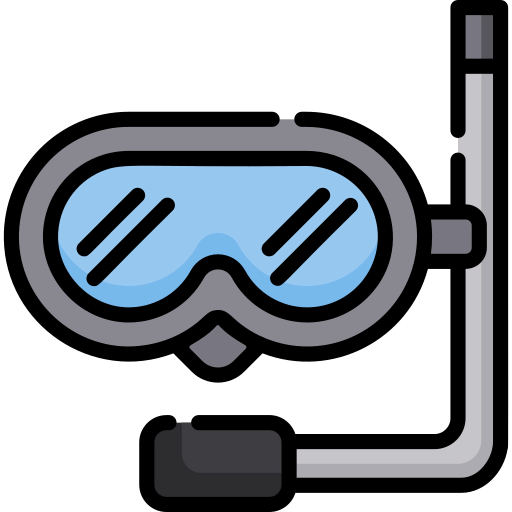 Diving mask icon
