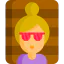 Sunbathing icon 64x64