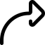 Curve arrow icon 64x64