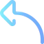 Curved arrow icon 64x64