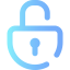 Open padlock ícono 64x64