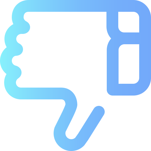 Thumb down icon