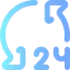 24 hours icon 64x64