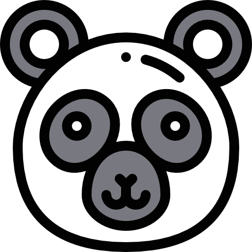 Panda bear icon