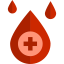 Blood transfusion icon 64x64