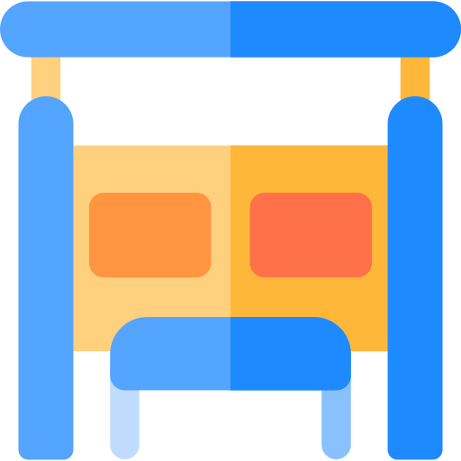 Bus stop icon
