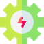 Electric gear icon 64x64