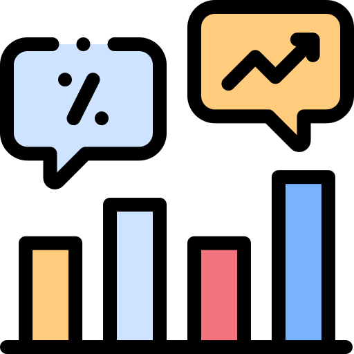 Line chart icon