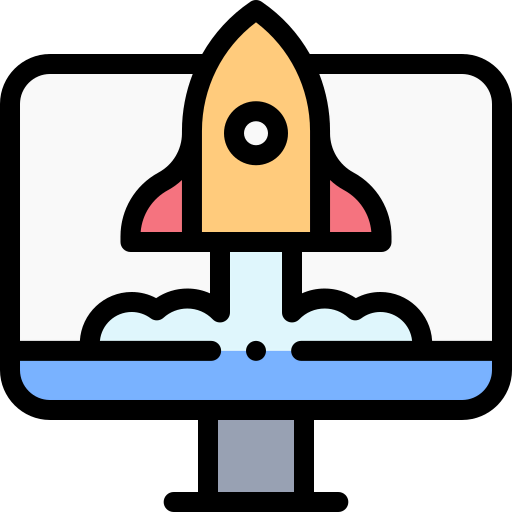 Rocket ship icon