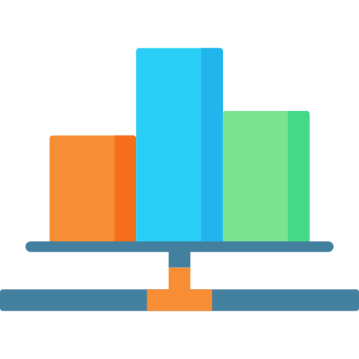 Graph bar icon