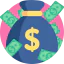 Money bag icon 64x64