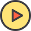 Play button icon 64x64