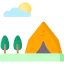 Camping tent icon 64x64