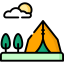 Camping tent icon 64x64