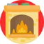 Fireplace icon 64x64