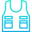 Bulletproof vest icon 64x64