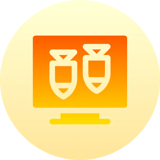Cyber attack icon