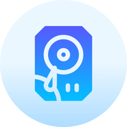 Hard disk icon